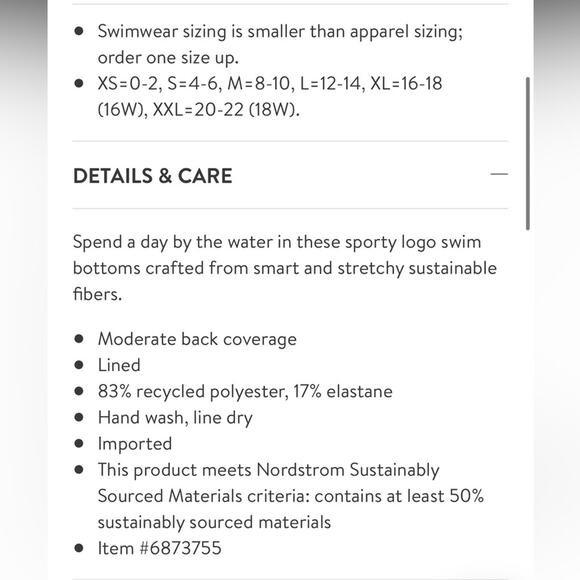 NWT Nike sneakerkini high waist swim bottoms in red orange - Picture 13 of 13